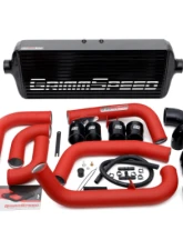 GrimmSpeed Black Piping Front Mount Black Coated Intercooler Kit Subaru STI 2008-2014                                     - 90254 - Image 7