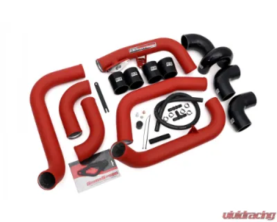 GrimmSpeed Black Piping Front Mount Black Coated Intercooler Kit Subaru STI 2008-2014 - 90254