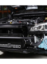 GrimmSpeed Red Piping Front Mount Black Coated Intercooler Kit                                     - 90255 - Image 8