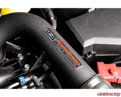 GrimmSpeed Black Piping Front Mount Black Coated Intercooler Kit Subaru WRX 2015-2021 - 90256