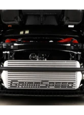 GrimmSpeed Red Piping Front Mount Black Coated Intercooler Kit Subaru STI 2015-2021                                     - 90258 - Image 18