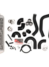 GrimmSpeed Red Piping Front Mount Black Coated Intercooler Kit Subaru STI 2015-2021                                     - 90258 - Image 11