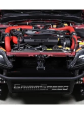 GrimmSpeed Front Mount Black Coated Intercooler Bumper Bar Subaru WRX | STI 2015-2021                                     - 90261 - Image 3