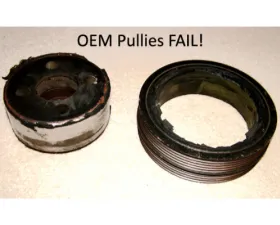 GrimmSpeed Crank Pulley Adapter Gates Stretch Belt Kit Subaru STI | WRX 2008-2014