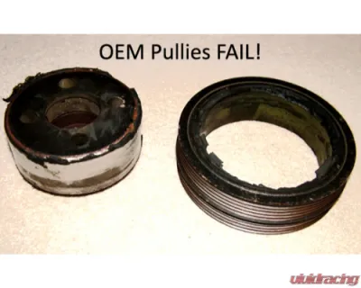 GrimmSpeed Crank Pulley Adapter Gates Stretch Belt Kit Subaru STI | WRX 2008-2014 - 95012