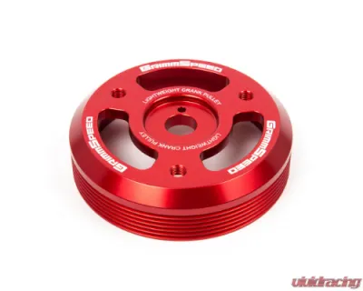GrimmSpeed Black Lightweight Crank Pulley - 95023