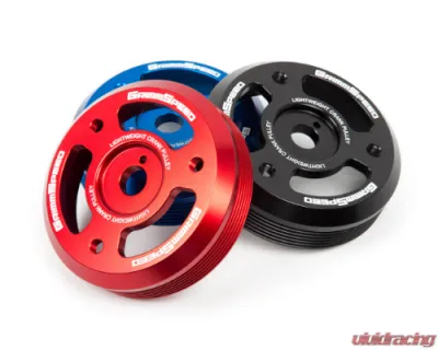 GrimmSpeed Red Lightweight Crank Pulley Subaru BRZ/Forester XT/WRX | Scion FRS| Toyota GT86 2013-2021 - 95024