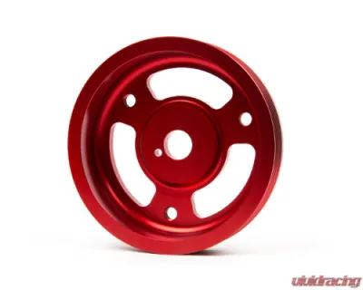 GrimmSpeed Red Lightweight Crank Pulley Subaru BRZ/Forester XT/WRX | Scion FRS| Toyota GT86 2013-2021 - 95024