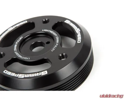 GrimmSpeed Red Lightweight Crank Pulley Subaru BRZ/Forester XT/WRX | Scion FRS| Toyota GT86 2013-2021 - 95024