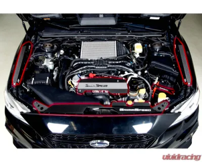 GrimmSpeed Black Fender Shrouds - 96049