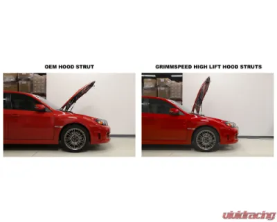 GrimmSpeed High Lift Hood Struts Subaru WRX | STI 2008-2014 - 97029