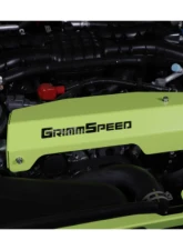 GrimmSpeed Neon Green Pulley Cover Subaru WRX 2015-2021                                     - 99051 - Image 5