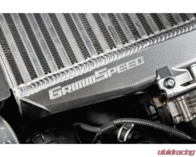 GrimmSpeed Raw Aluminum Billet Top Mount Intercooler Kit Subaru 2019-2024 - 113049