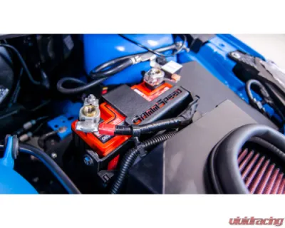 GrimmSpeed Black Lightweight Battery Mount Kit Subaru WRX | STI 2008-2021 - 121028