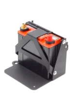 GrimmSpeed Black Lightweight Battery Mount Kit Subaru WRX | STI 2008-2021                                     - 121028 - Image 5