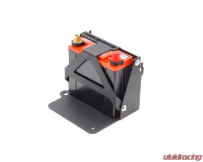 GrimmSpeed Black Lightweight Battery Mount Kit Subaru WRX | STI 2008-2021 - 121028