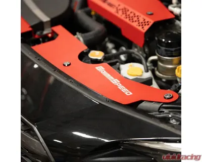 GrimmSpeed Red Radiator Shroud - 113090RED