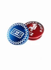 GrimmSpeed Limited Edition Checkered Blue Shift Knob Cap for Swap-Top Knobs                                     - 1.1006.8.BLU - Image 2