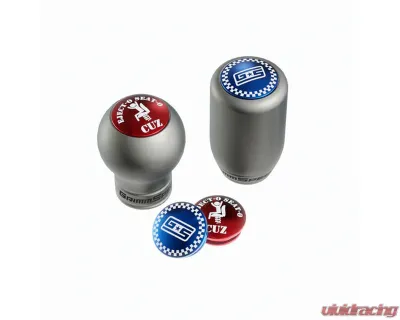 GrimmSpeed Limited Edition Checkered Blue Shift Knob Cap for Swap-Top Knobs - 1.1006.8.BLU