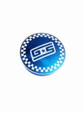 GrimmSpeed Limited Edition Checkered Blue Shift Knob Cap for Swap-Top Knobs                                     - 1.1006.8.BLU - Image 4