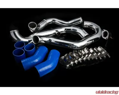 Weapon-R Intercooler Piping Kit for Mitsubishi Evolution 9 2006-2007, Aluminum, 2.5" Diameter - 501-111-104