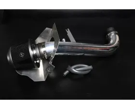 Weapon-R Polished Dual Velocity Secret Weapon Intake Kit with Air Shield for Jeep Wrangler 3.6L 2012-2015