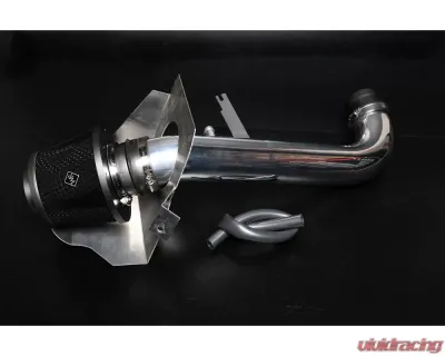 Weapon-R Polished Dual Velocity Secret Weapon Intake Kit with Air Shield for Jeep Wrangler 3.6L 2012-2015 - 601-170-101