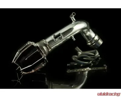 Weapon-R Polished Dragon Intake Kit for 2003-2004 Honda Accord 4 Cyl. LEV w/ MAF Sensor - 801-144-101