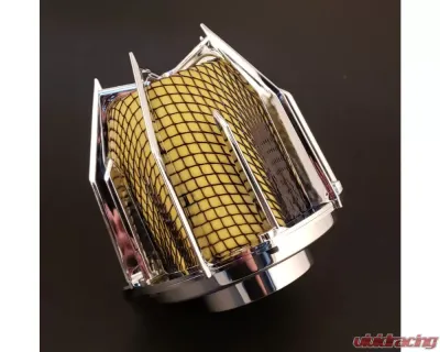 Weapon-R 3" Color Cage Yellow Foam Dragon Filter with Coupler & Clamp for Universal Fit - 812-114-404