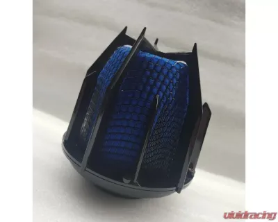 Weapon-R 3" Stealth Black Air Filter with Blue Mesh for 812-212-103 Compatibility - 812-212-103