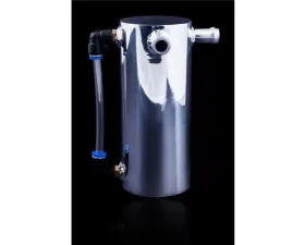 Weapon-R 24 Fl Oz Polished Oil Catch Can w/ 15mm Inlet Ports