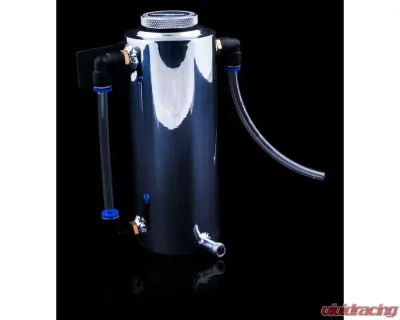 Weapon-R 24 Fl Oz Polished Coolant Reserve w/ Bottom Inlet and View Tube - 826-134-201