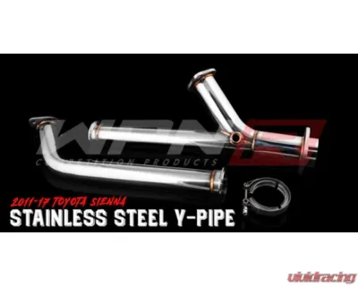 Weapon-R 2.5" Stainless Steel Y-Pipe Toyota Sienna 2011-2016 - 953-203-104