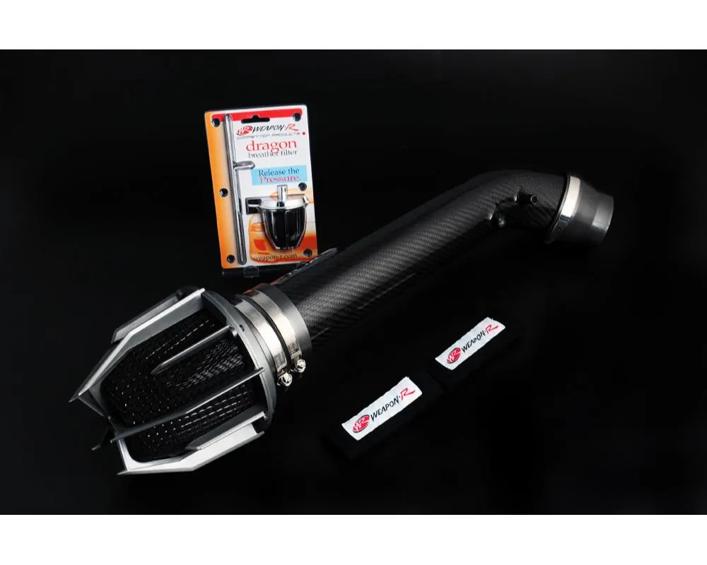 Weapon-R Carbon Fiber Wrapped Pipe Dragon Intake System Honda Accord V6 1995-2002 - 801-121-106
