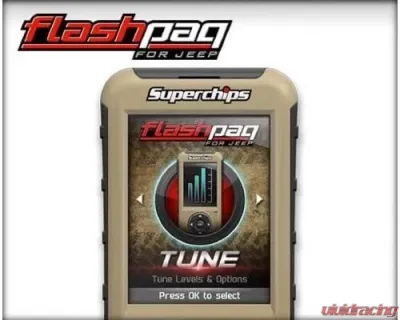 Superchips Tuning Support with F5 Flashpaq for Jeep Gladiator 3.6L 2021 - 3876-JT