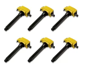 Superchips 6 Pack Yellow Ignition Coil Kit Jeep | Ram | Dodge 3.6L V6 2011-2023