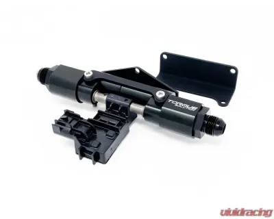Torque Solution Billet Dual Pass Flex Fuel Sensor Bracket GM Flex Fuel Sensors - TS-UNI-637