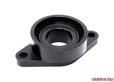 Torque Solution Black Billet Stock to HKS Blowoff Valve Adapter Mitsubishi | Eagle | Plymouth 1990-1994 - TS-1G-HKS-BK