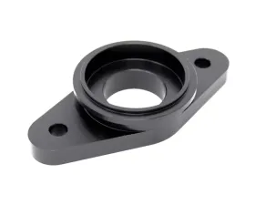 Torque Solution Black Billet Stock to Tial Blowoff Valve Adapter Mitsubishi | Eagle | Plymouth 1990-1994