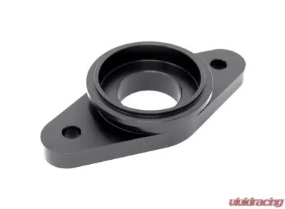 Torque Solution Black Billet Stock to Tial Blowoff Valve Adapter Mitsubishi | Eagle | Plymouth 1990-1994 - TS-1G-TIAL-BK