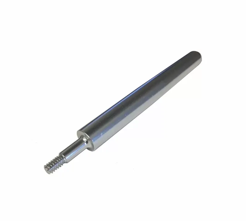Torque Solution Silver Short Billet Radio Antenna Ford Mustang 1979-2009 - TS-BA-SILVER-1