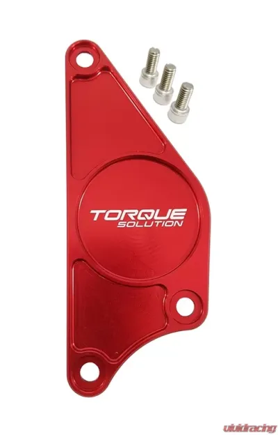 Torque Solution Red Billet Aluminum Cam Plate Subaru BRZ | Scion FRS 2013+ - TS-CAM-PLTR