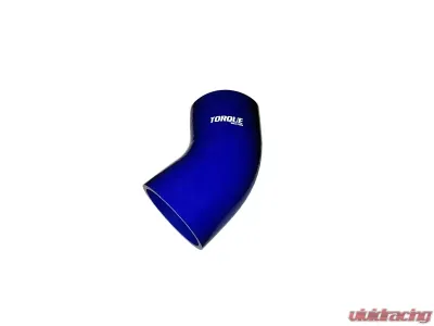 Torque Solution 2.25" Blue Universal 45 Degree Silicone Elbow - TS-CPLR-45D225BL