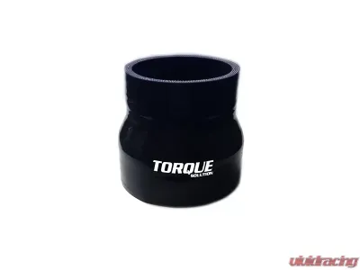 Torque Solution 2.25" to 3" Black Universal Transition Silicone Coupler - TS-CPLR-T2253BK