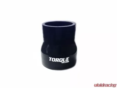 Torque Solution 2" to 2.5" Black Universal Transition Silicone Coupler - TS-CPLR-T225BK