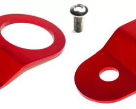 Torque Solution Red Radiator Mount Combo Mitsubishi Evolution VII | VIII | IX 2001-2006