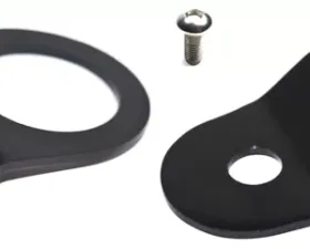 Torque Solution Black Radiator Mount Combo Mitsubishi Evolution VII | VIII | IX 2001-2006