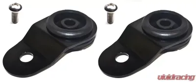 Torque Solution Black Radiator Mount Combo with Inserts Mitsubishi Evolution VII | VIII | IX 2001-2006 - TS-EV-009ic