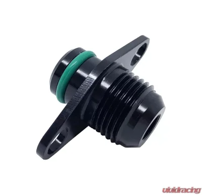 Torque Solution -6AN Flare Fuel Rail Adapter Fitting Mitsubishi | Dodge 1990-1999 - TS-EV-428