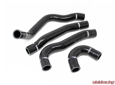 Torque Solution Black Silicone Radiator Hose Kit Mitsubishi Evolution X 2008-2015 - TS-EVX-434BK